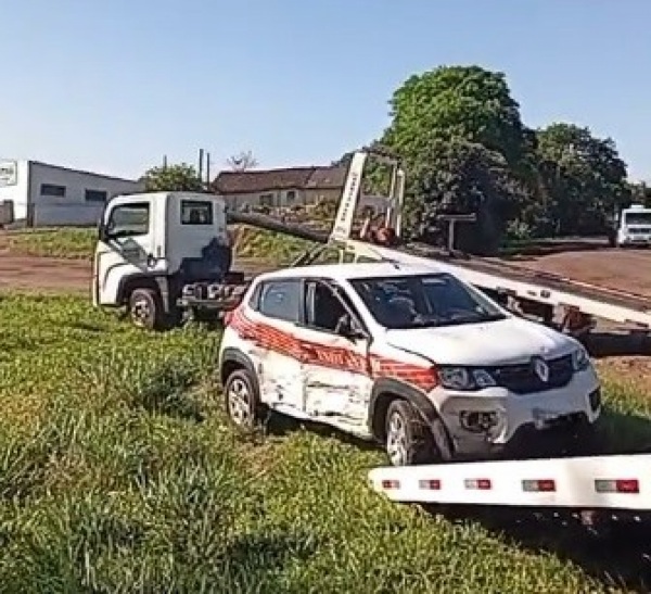 TRÂNSITO> Colisão entre veículos é registrada na BR-158, em Cruz Alta