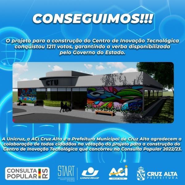 Centro de Inovação tecnológica da Unicruz receberá 785 mil reais do estado 