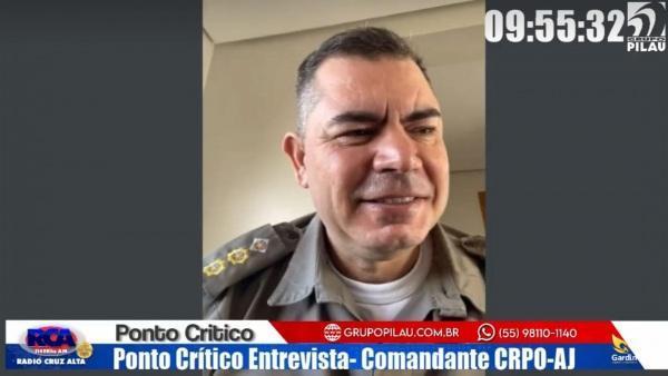 Comandante CRPO/AJ, Ten-Cel Paulo Antônio, concede entrevista ao Ponto Crítico