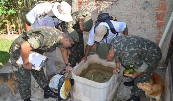 COMBATE À DENGUE: 50 militares do Exército reforçam as equipes em Cruz Alta