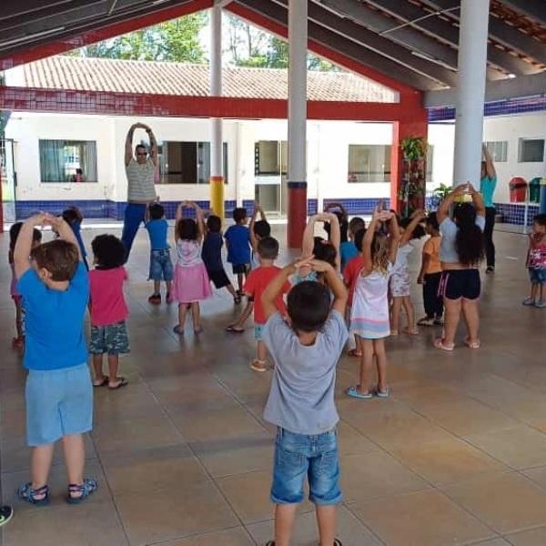 CRAS Sol promove atividades físicas nas escolas infantis de Cruz Alta