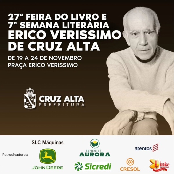 27ª FEIRA DO LIVRO E 7ª SEMANA LITERÁRIA> Começa hoje; conheça a programação