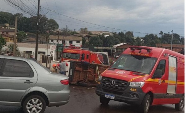 Acidente de Trânsito em Panambi Deixa Motorista Ferido