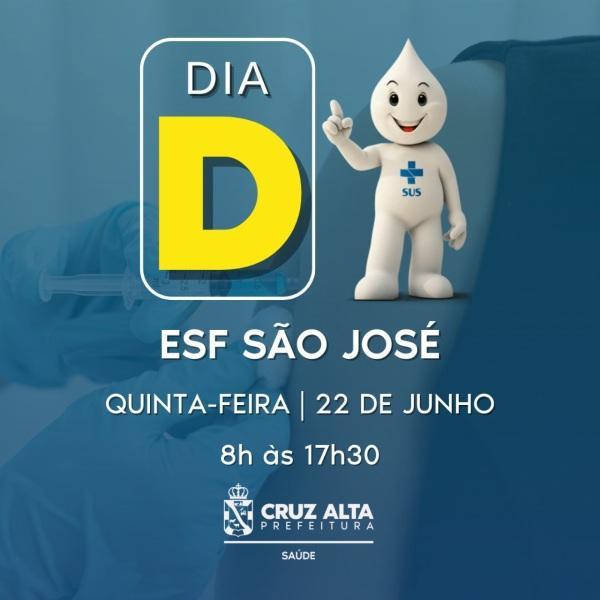 Dia D de atendimento na ESF São José acontece nesta quinta-feira