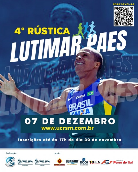 4ª RÚSTICA LUTIMAR PAES> Mais de Cem corredores já estão inscritos