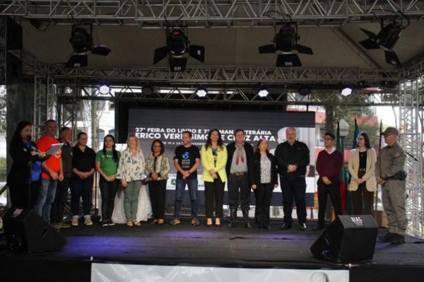 Aberta oficialmente a 27ª Feira do Livro de Cruz Alta