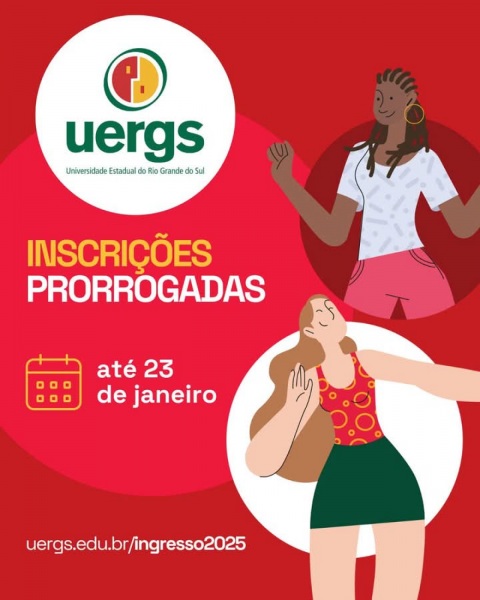 Inscrições para processo seletivo da UERGS encerram nesta quinta-feira