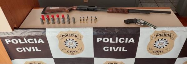 VIOLÊNCIA DOMÉSTICA: Polícia Civil apreende armas de fogo em investigação 