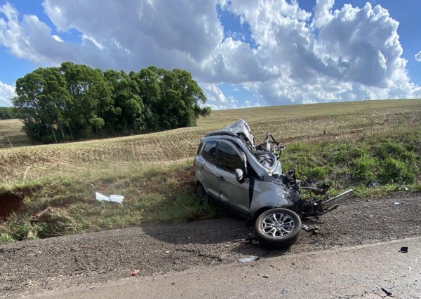 BR 285 ENTRE PANAMBI E SANTA BÁRBARA> Identificada a vítima fatal do acidente