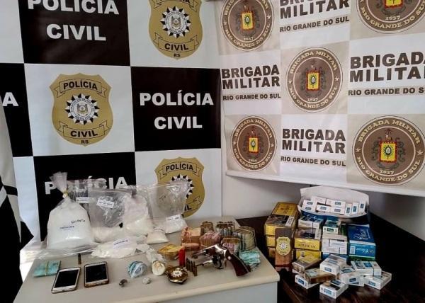 BM e Polícia Civil cumprem mandados de busca e apreensão em Santo Augusto
