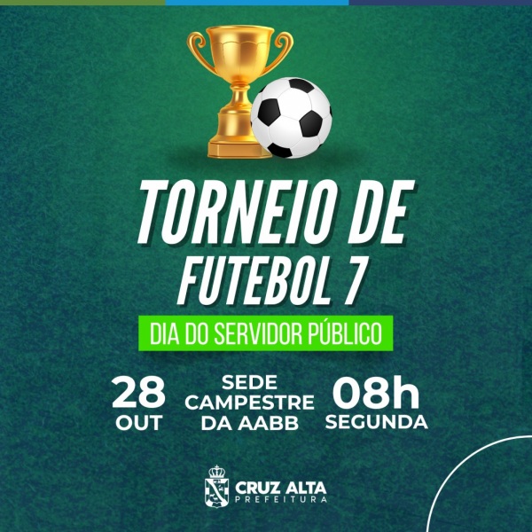 Prefeitura promove o 4º Torneio dos Servidores de Futebol 7 nesta segunda