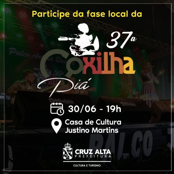 Coxilha Piá terá fase local na sexta-feira (30)