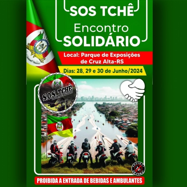 NO MÊS DE JUNHO> Encontro Solidário SOS Tchê será no final do mês que vem