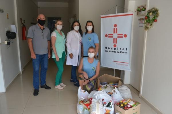 Abrace o São Vicente: Hospital recebe doações de alimentos