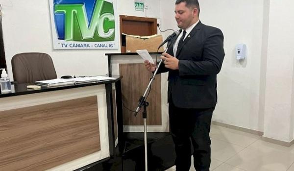 Matheus Costa do Progressista assume vaga na Câmara de Vereadores