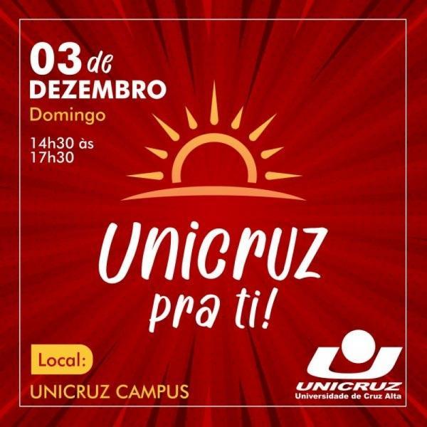 Domingo acontece mais uma edição do Unicruz Pra Ti no campus da universidade