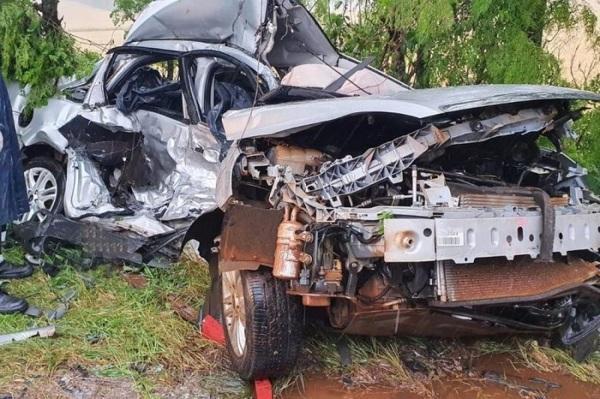Quatro pessoas da mesma família morrem em acidente de trânsito em Giruá