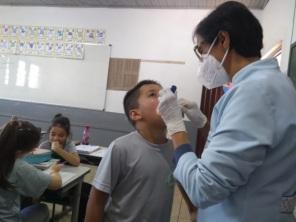 Atividade de saúde bucal é desenvolvida em escolas públicas de Cruz Alta