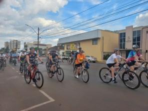 Passeio Ciclístico no sábado fez parte da programação 16 dias de ativismo
