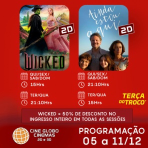 CINEMA: Confira os filmes em Cartaz neste sábado em Cruz Alta