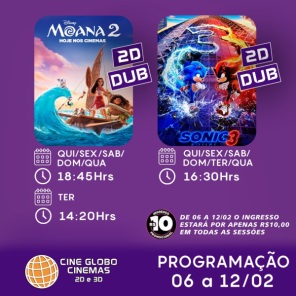 CINEMA: Confira os filmes em Cartaz neste sábado em Cruz Alta