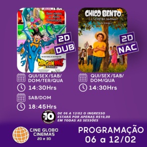 CINEMA: Confira os filmes em Cartaz neste sábado em Cruz Alta