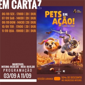 CINEMA: Confira os filmes em Cartaz neste sábado 07 de Setembro em Cruz Alta