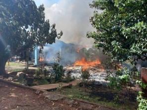 NORTE DO ESTADO: Três casas foram destruídas na tarde da segunda em Crissiumal