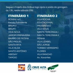 NA TARDE: Dois ônibus da empresa de Fátima recolherão donativos nos bairros 