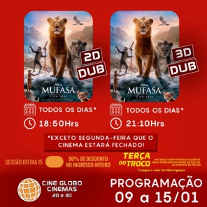 CINEMA: Confira os filmes em Cartaz neste sábado em Cruz Alta