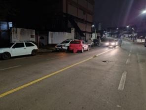 Viatura da BM é atingida por veículo no centro da cidade de Panambi