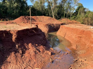 RIO CAMBARÁ> Avançam obras da Ponte entre Pejuçara e Cruz Alta 