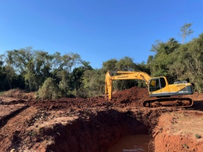 RIO CAMBARÁ> Avançam obras da Ponte entre Pejuçara e Cruz Alta 