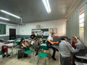 Oficinas do Coxilha vai à Escola seguem após o encerramento do festival