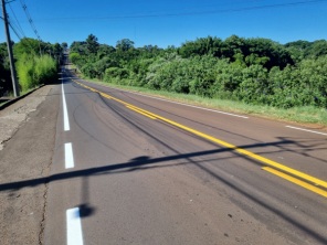 PINTURA NOVAS> Estrada do Campus e Plácido de Castro recebem sinalização