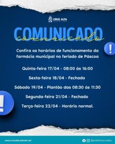 FERIADO DE TIRADENTES> O que abre e o que fecha em Cruz Alta hoje