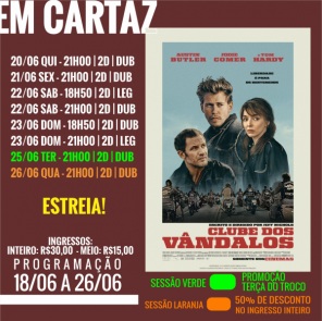 CINEMA: Confira os filmes em Cartaz neste sábado em Cruz Alta