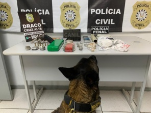 Casal é preso por tráfico de Drogas em Cruz Alta pela DRACO da Polícia Civil