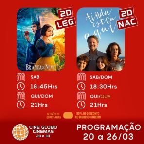 CINEMA: Confira os filmes em Cartaz neste sábado em Cruz Alta