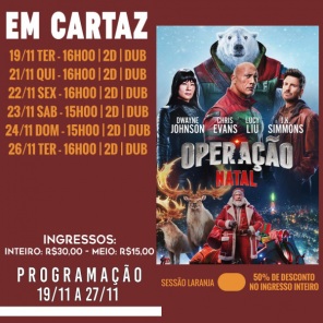 CINEMA: Confira os filmes em Cartaz neste sábado em Cruz Alta