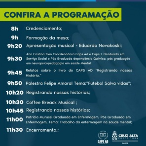 É HOJE> 3º Seminário de prevenção às drogas na Casa de Cultura Justino Martins