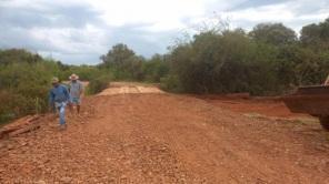 Ponte entre Cruz Alta e o Cadeado é refeita pela Secretaria de Obras