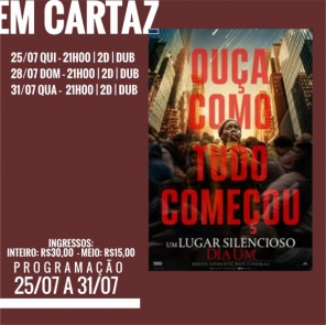 CINEMA: Confira os filmes em Cartaz neste sábado em Cruz Alta