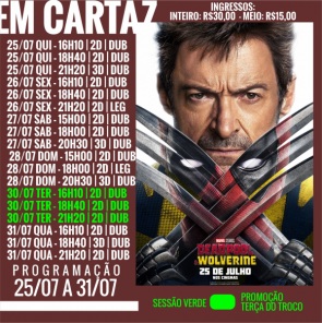 CINEMA: Confira os filmes em Cartaz neste sábado em Cruz Alta