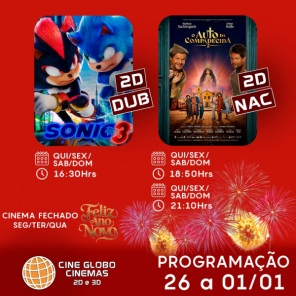 CINEMA: Confira os filmes em Cartaz neste sábado em Cruz Alta