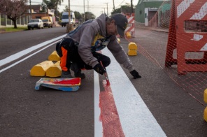 MODERNIZAÇÃO> Av. Xavantes Requalificada com Cerejeiras e Ciclovia