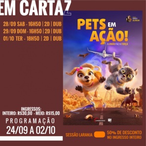 CINEMA: Confira os filmes em Cartaz neste sábado em Cruz Alta