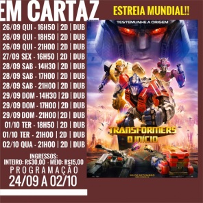 CINEMA: Confira os filmes em Cartaz neste sábado em Cruz Alta