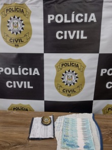 Polícia Civil de Ibirubá Apreende R$ 1.100 em Notas Falsas e Detém Suspeito