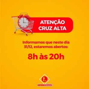 ANO NOVO> O que abre e o que fecha em Cruz Alta na véspera e no feriado 